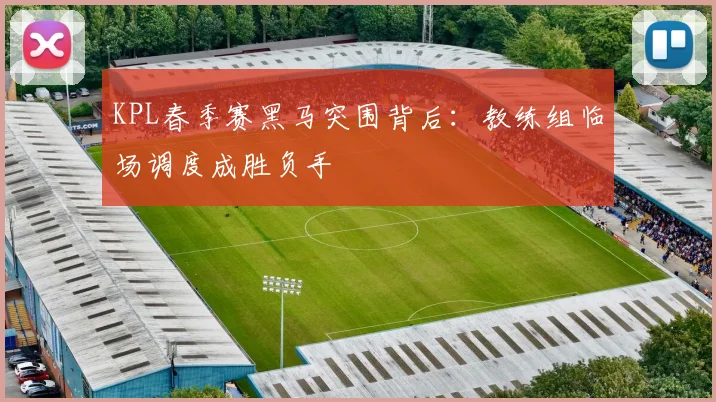 KPL春季赛黑马突围背后：教练组临场调度成胜负手